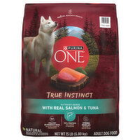 Purina One Dog Food, Natural, With Real Salmon & Tuna, Adult - 15 Pound 