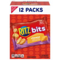 RITZ Bits Cheese Sandwich Crackers, 12 Snack Packs