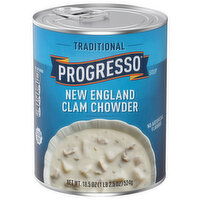 Progresso Soup, New England Clam Chowder, Traditional - 18.5 Ounce 