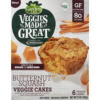 Veggies Made Great Veggie Cakes, Butternut Squash - 6 Each 