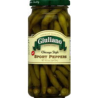 Giuliano Sport Peppers, Chicago Style, Hot