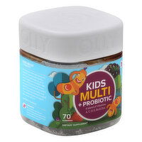 OLLY Kids' Multi + Probiotic, Gummies, Yum Berry Punch - 70 Each 