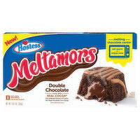 Hostess Mini Cakes, with Filling, Double Chocolate, Meltamors - 8 Each 