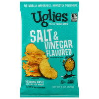 Uglies Kettle Potato Chips, Salt & Vinegar Flavored - 6 Ounce 