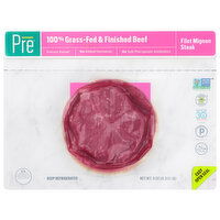 Pre Filet Mignon Steak, 100% Grass-Fed & Finished Beef - 5 Ounce 