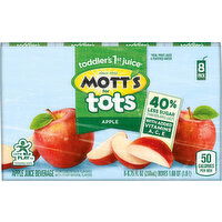 Mott's for Tots Juice Beverage, Apple - 8 Each 