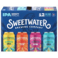 SweetWater Brewing Company IPA Assorted Beer Variety Pack - 12 Each