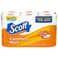 Scott Bathroom Tissue, One-Ply, Unscented - 12 Each 