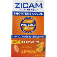 Zicam Cold Remedy, Quick Dissolve Tablets, Citrus Flavor - 25 Each 