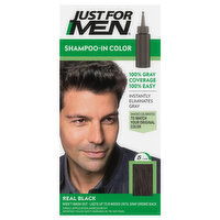 Just For Men Shampoo-In Color, Real Black H-55 - 1 Each 