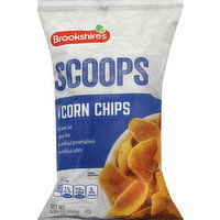 Brookshire's Corn Chips, Scoops - 9.25 Ounce 