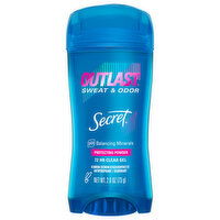 Secret Antiperspirant/Deodorant, Protecting Powder, Sweat & Odor, Clear Gel - 2.6 Ounce 