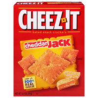 Cheez-It Baked Snack Crackers, Cheddar Jack - 12.4 Ounce 