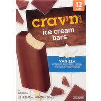 Crav'n Flavor Ice Cream Bars, Vanilla