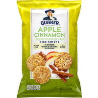 Quaker Rice Crisps, Apple Cinnamon - 3.52 Ounce 