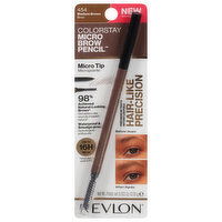 Revlon Brow Pencil, Micro Tip, Medium Brown 454