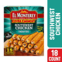 El Monterey Taquitos, Southwest Chicken, Extra Crunchy