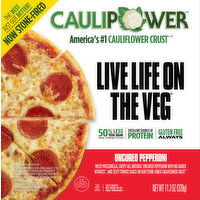 Caulipower Pizza, Cauliflower Crust, Uncured Pepperoni - 11.3 Ounce 