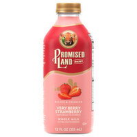 Promised Land Dairy Whole Milk, Very Berry Strawberry