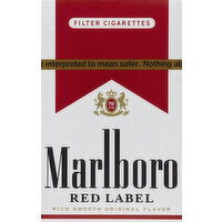 Marlboro Cigarettes, Filter, Red Label - 20 Each 