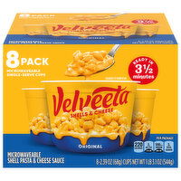 Velveeta Shells & Cheese, Original, 8 Pack - 8 Each 