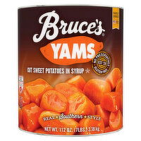 Bruce's Yams, Sweet Potatoes in Syrup - 112 Ounce 