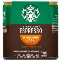 Starbucks Espresso Beverage, Premium, Salted Caramel Cream