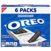 Oreo Cookie Sticks 'N Creme Dip, Handi-Snacks, 6 Packs - 6 Each 