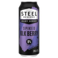 Steel Reserve Malt Beverage, Blk Berry, Spiked - 24 Fluid ounce 