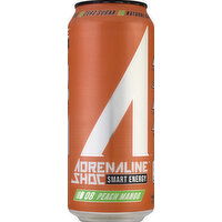 Adrenaline Shoc Energy Drink, 08 Peach Mango - 16 Ounce 