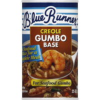 Blue Runner Gumbo Base, Creole - 25 Ounce 