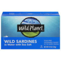 Wild Planet Wild Sardines, in Water with Sea Salt