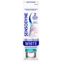 Sensodyne Toothpaste, Clinical, White, Enamel Strengthening - 3.4 Ounce 