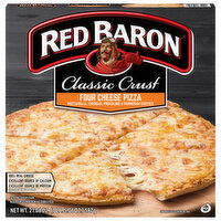 Red Baron Pizza, Classic Crust, Four Cheese - 21.06 Ounce 