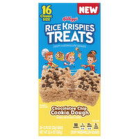 Rice Krispies Treats Crispy Marshmallow Squares, Chocolate Chip Cookie Dough, Classic Size - 16 Each 