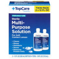 TopCare Multi-Purpose Solution, Sterile, Twin Pack - 2 Each 