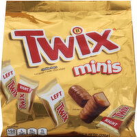 Twix Cookie Bars, Caramel, Milk Chocolate, Minis - 9.7 Ounce 