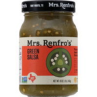 Mrs. Renfro's Salsa, Green, Hot - 16 Ounce 