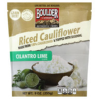 Boulder Canyon Riced Cauliflower, Cilantro Lime Flavor - 9 Ounce 