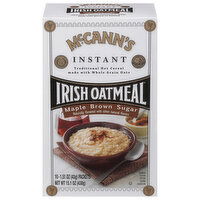 McCann's Oatmeal, Irish, Maple Brown Sugar, Instant - 10 Each 