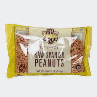 Ellis Ellis Raw Spanish Peanuts, 16 Ounce 