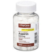 TopCare Aspirin, Regular Strength, 325 mg, Coated Tablets