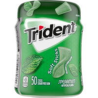 Trident Trident Unwrapped Spearmint Sugar Free Gum, 50 Piece Bottle - 3.175 Ounce 