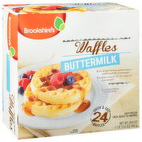 Brookshire's Buttermilk Waffles - 24 Each 