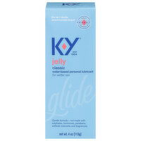 K-Y Personal Lubricant, Classic, Jelly - 4 Ounce 