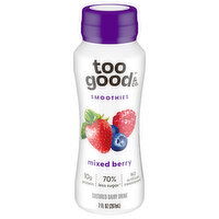 Too Good & Co. Smoothies, Mixed Berry - 7 Fluid ounce 