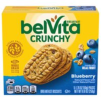 BELVITA Blueberry Breakfast Biscuits, 5 Packs (4 Biscuits Per Pack) - 8.8 Ounce 