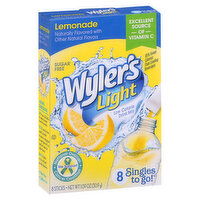 Wyler's Drink Mix, Lemonade, Singles to Go - 8 Each 