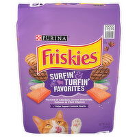 Friskies Cat Food, Chicken, Ocean Whitefish, Salmon & Filet Mignon, Surfin' & Turfin' Favorites - 16 Pound 