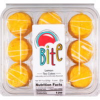 Bite Tea Cakes, Lemon - 9 Each 